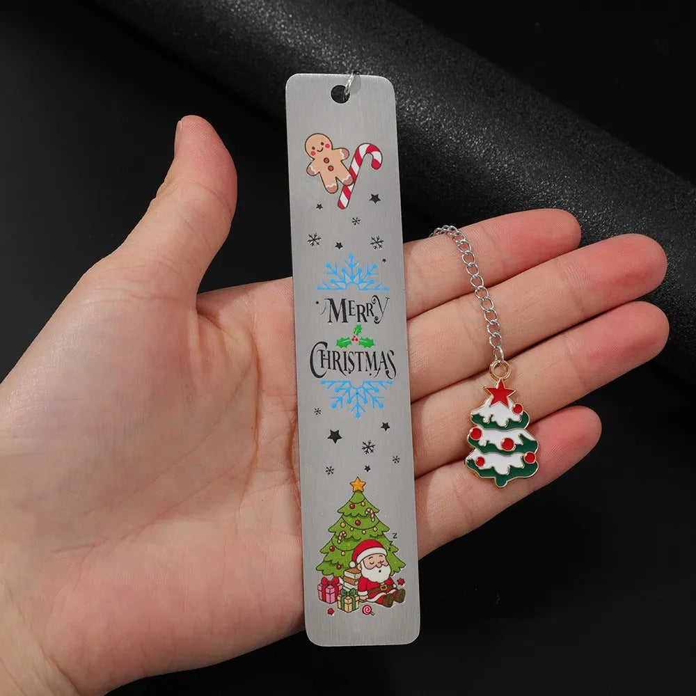 Steel Christmas Bookmark