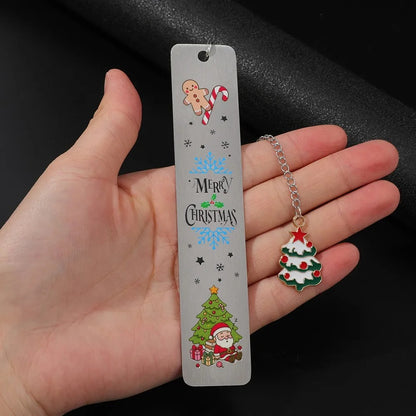 Steel Christmas Bookmark