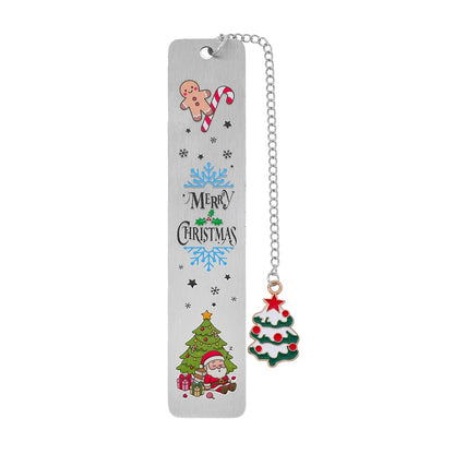 Steel Christmas Bookmark