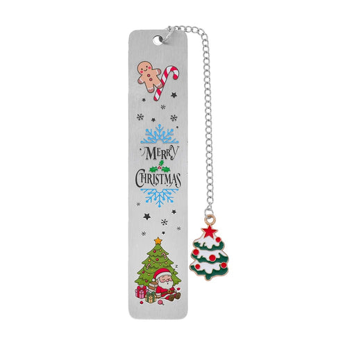 Steel Christmas Bookmark